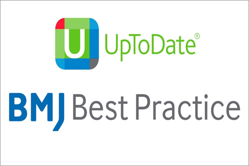 BMJ Best Practice and UpToDate joint Logo